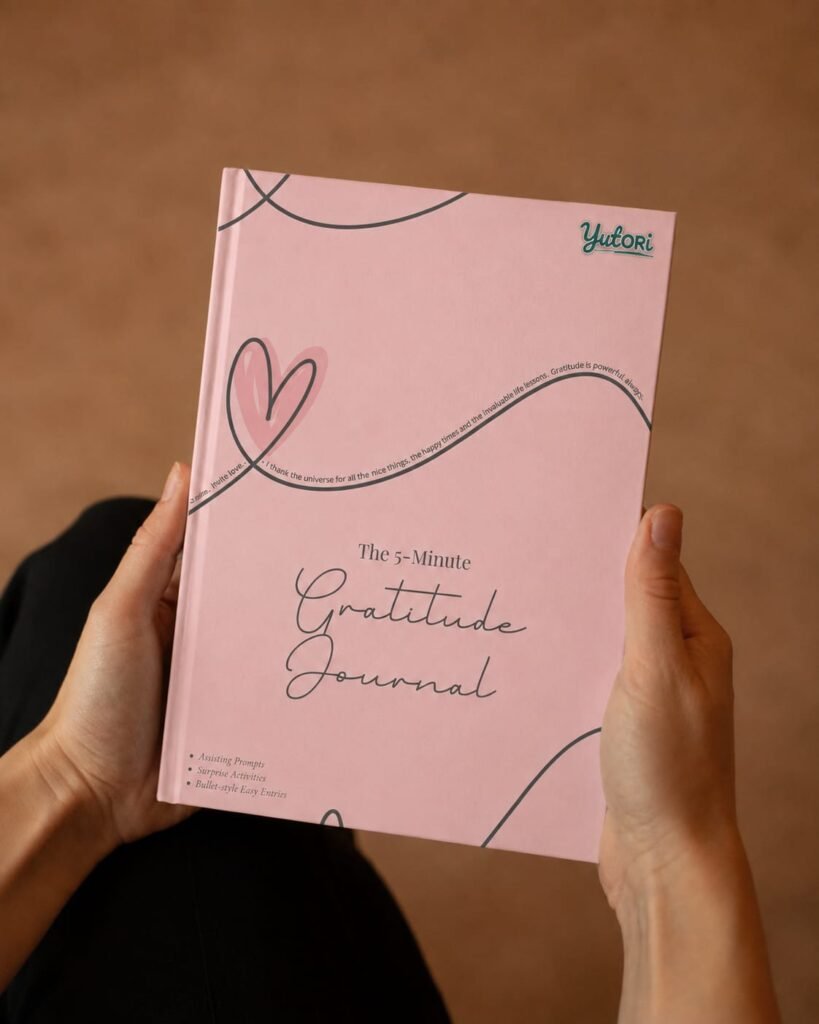 Yutori 5-Minute Gratitude Journal physical edition