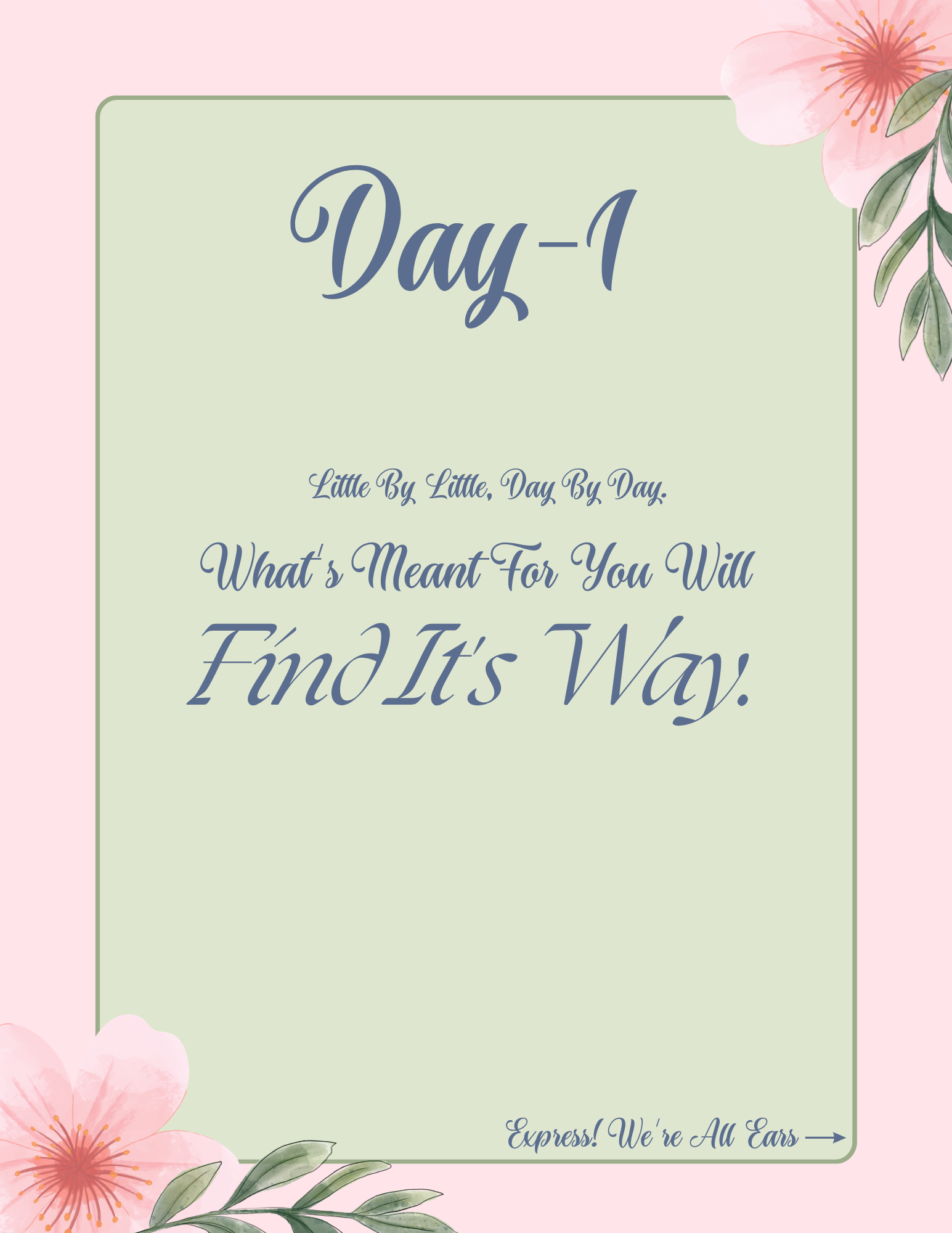 Day 1 page inside the Yutori monthly habit and reflection journal